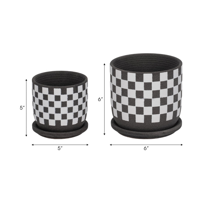 s-2-5-6-checkerboard-saucer-planters-black-white-7