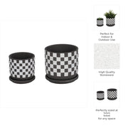 s-2-5-6-checkerboard-saucer-planters-black-white-8