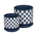 s-2-5-6-checkerboard-saucer-planters-blue-white-4