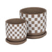 s-2-5-6-checkerboard-saucer-planters-white-tan-4