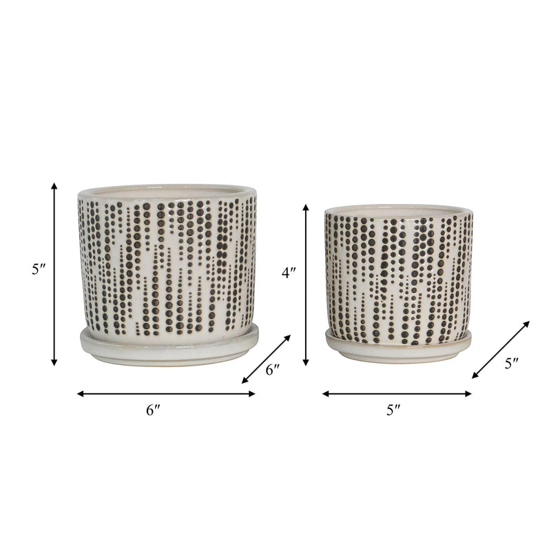 s-2-5-6-dotted-planters-w-saucer-beige-4