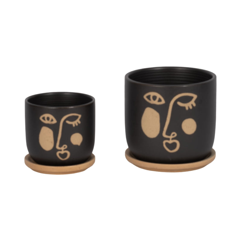s-2-5-6-funky-face-planter-w-saucer-black-1