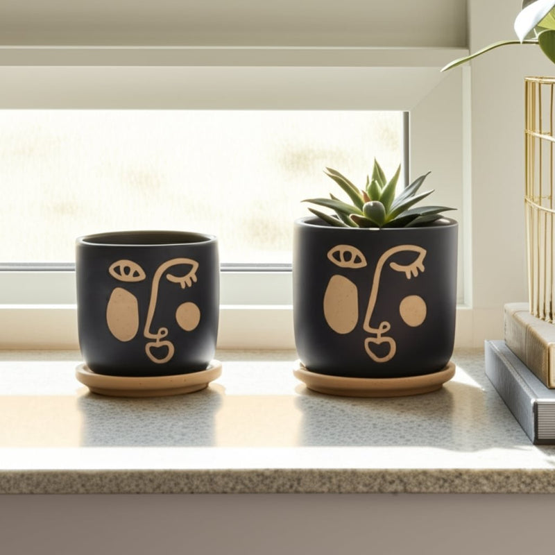 s-2-5-6-funky-face-planter-w-saucer-black-11