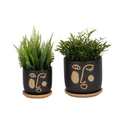 s-2-5-6-funky-face-planter-w-saucer-black-2