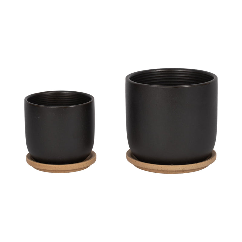 s-2-5-6-funky-face-planter-w-saucer-black-4