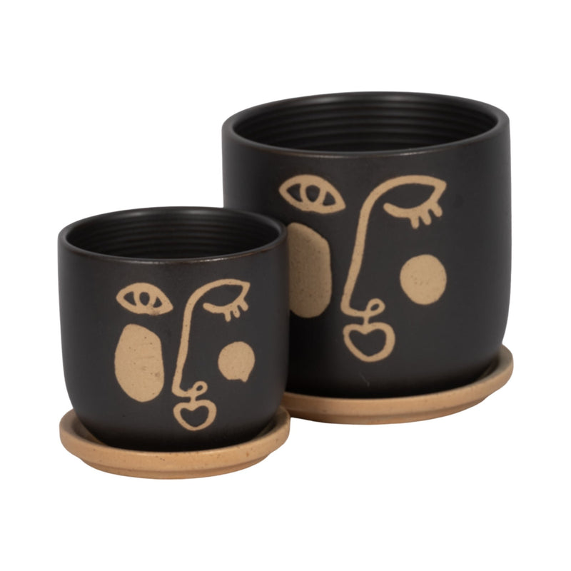 s-2-5-6-funky-face-planter-w-saucer-black-5