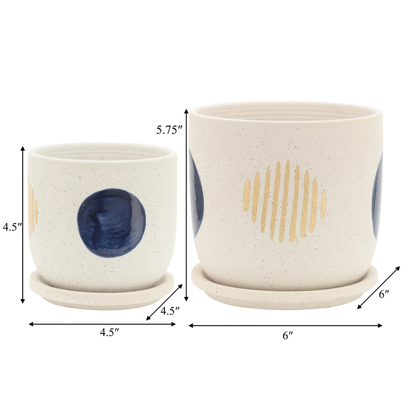 s-2-5-6-funky-planter-w-saucer-white-9