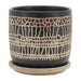 s-2-5-6-glazed-planter-w-saucer-black-4