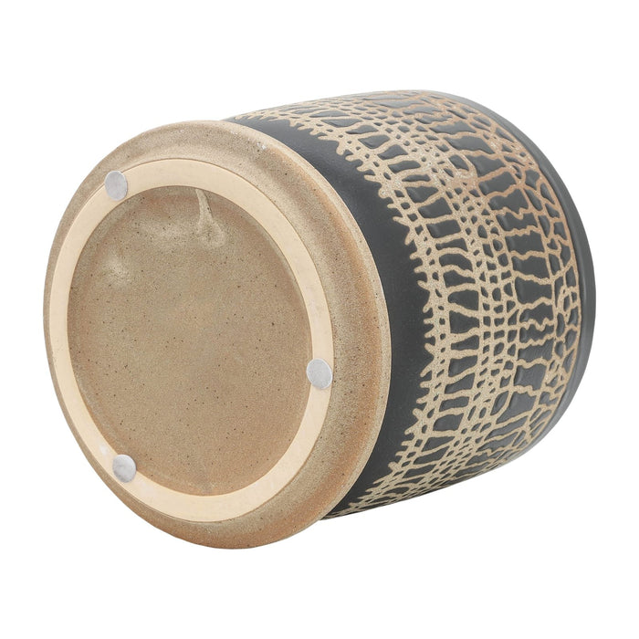 s-2-5-6-glazed-planter-w-saucer-black-8