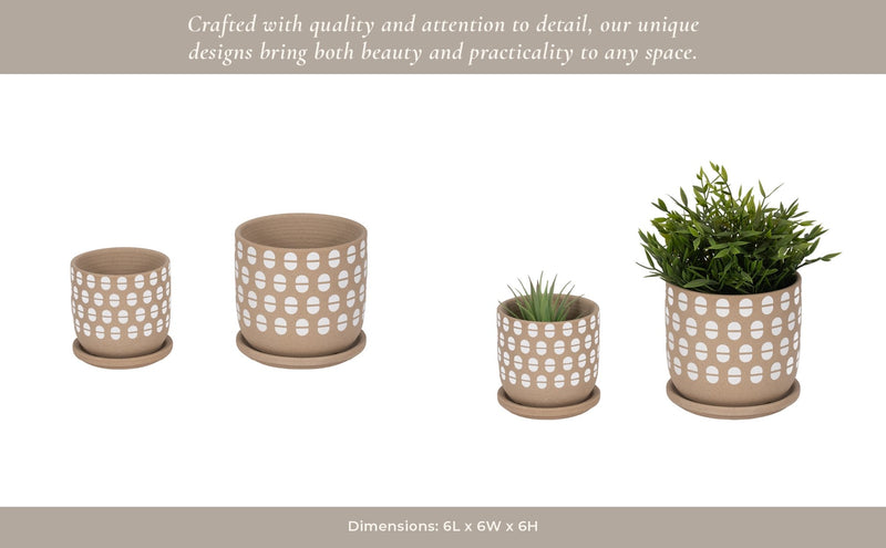 s-2-5-6-hand-stamped-saucer-planters-tan-white-13