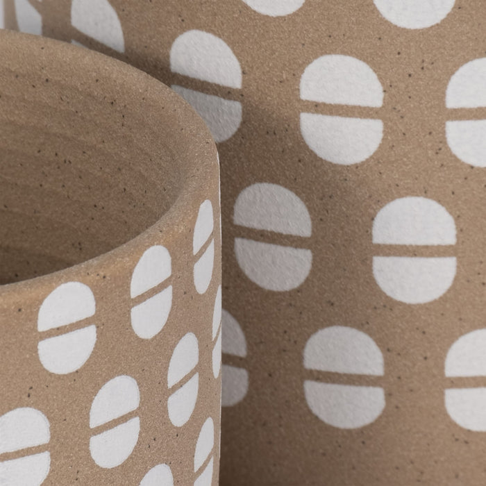 s-2-5-6-hand-stamped-saucer-planters-tan-white-5