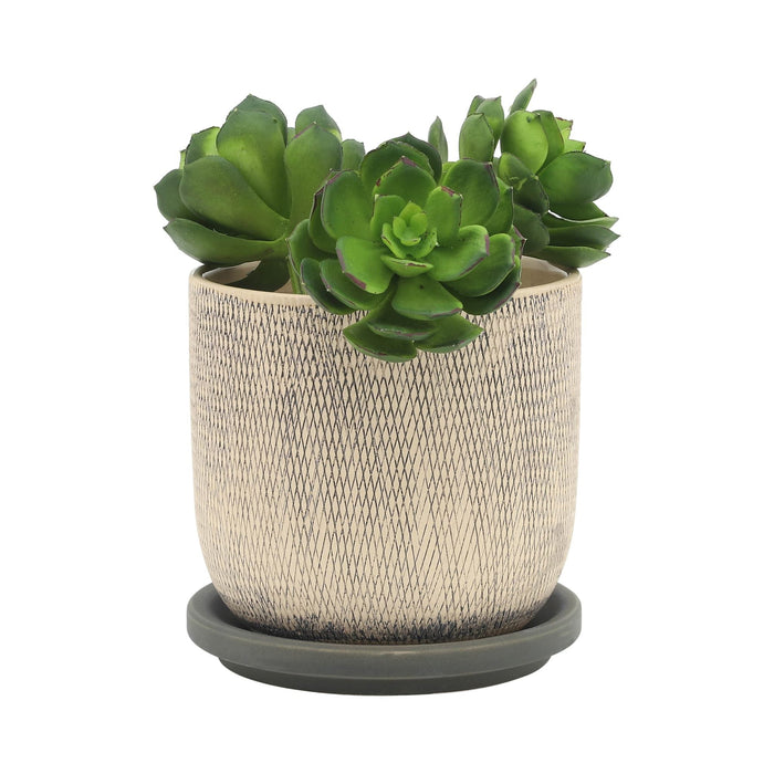 s-2-5-6-mesh-planter-w-saucer-gray-3