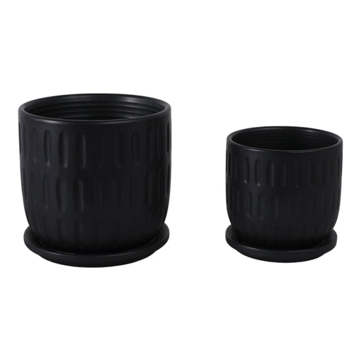 s-2-5-6-textured-planter-w-saucer-matte-black-1
