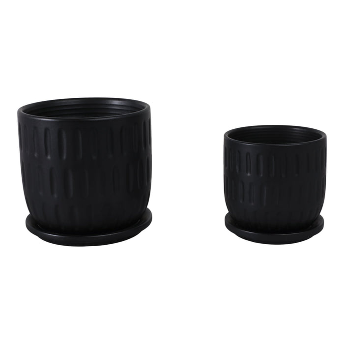 s-2-5-6-textured-planter-w-saucer-matte-black-4