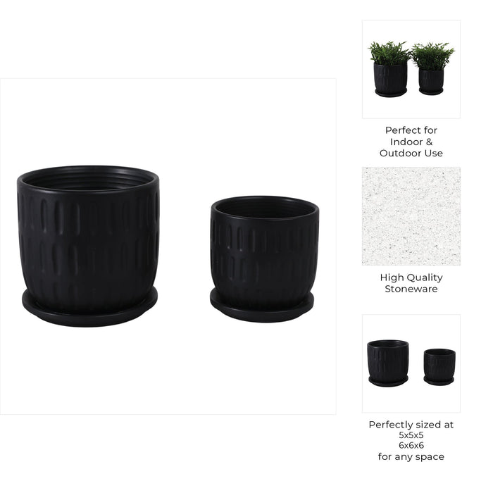 s-2-5-6-textured-planter-w-saucer-matte-black-9