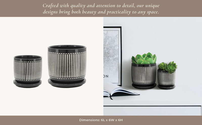 s-2-5-6-vertical-lines-planter-w-saucer-black-12