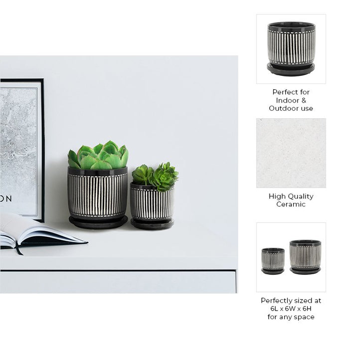 s-2-5-6-vertical-lines-planter-w-saucer-black-8