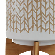 s-2-5-8-chevron-planter-w-wood-stand-beige-5