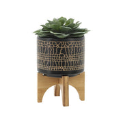s-2-5-8-glazed-planter-w-stand-black-4