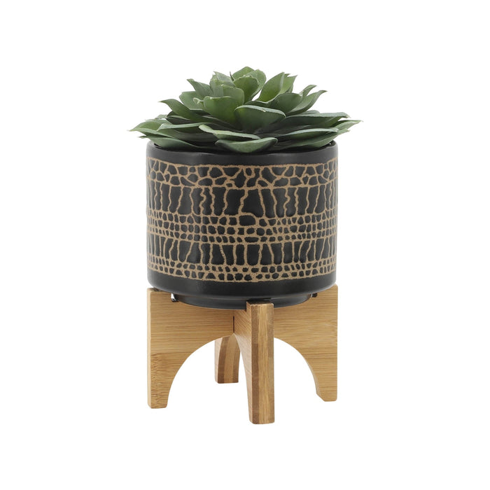 s-2-5-8-glazed-planter-w-stand-black-4