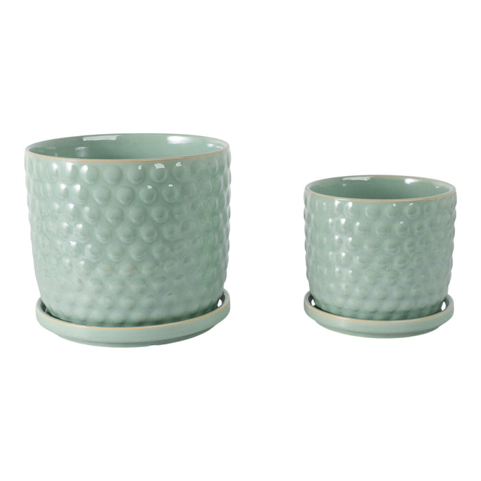 s-2-6-8-bubble-planter-w-saucer-sage-green-3