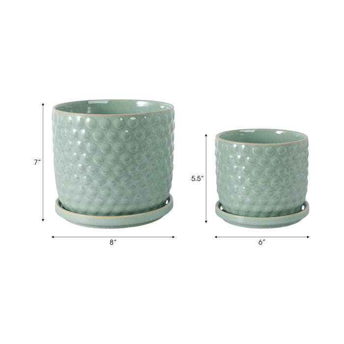 s-2-6-8-bubble-planter-w-saucer-sage-green-8