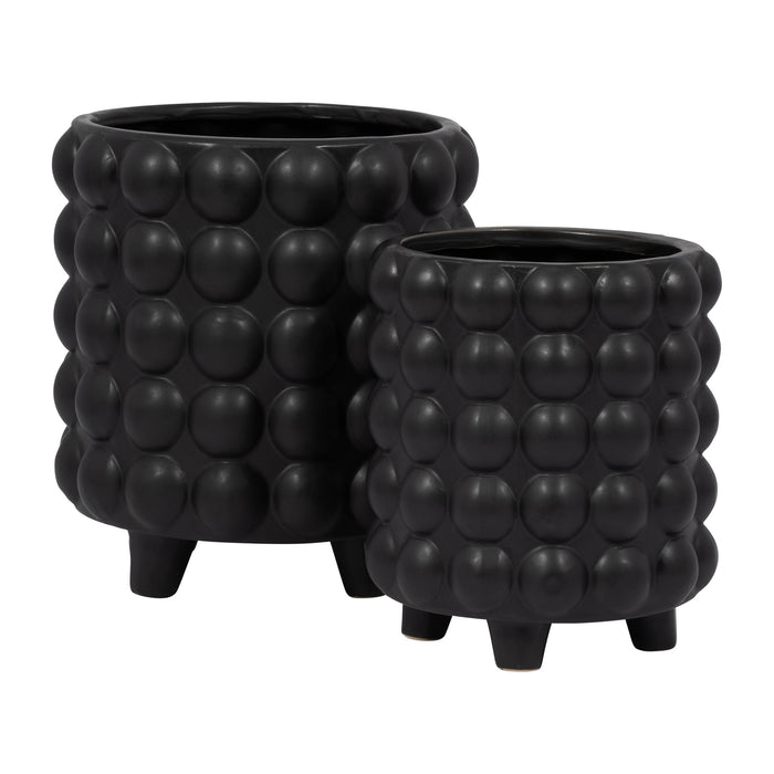 s-2-6-8-bubble-planters-matte-black-3