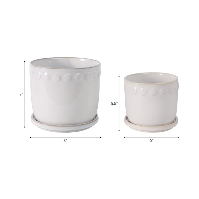s-2-6-8-bubble-trim-planter-w-saucer-white-8