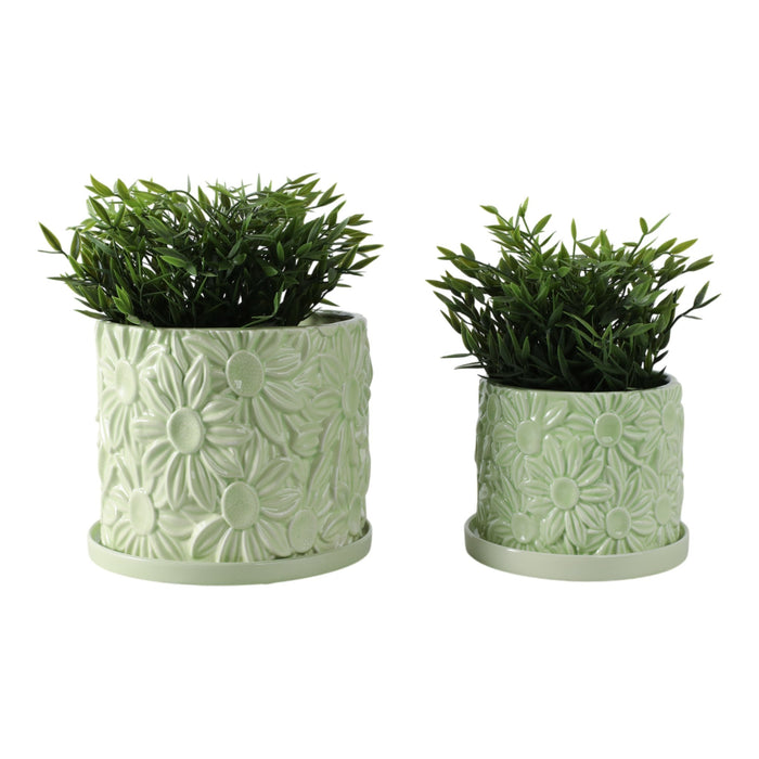 s-2-6-8-daisy-flower-planter-green-2