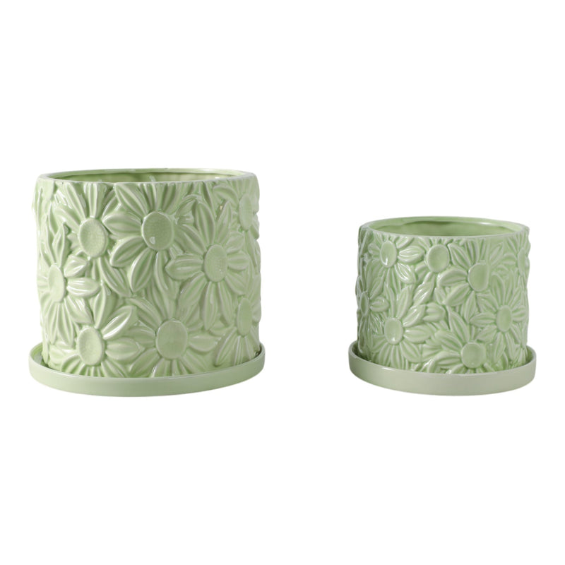 s-2-6-8-daisy-flower-planter-green-3