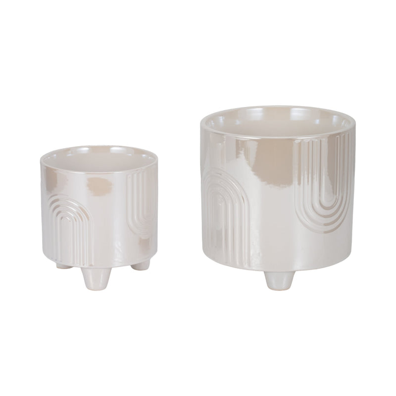 s-2-6-8-iridescent-bravais-footed-planters-ivory-1