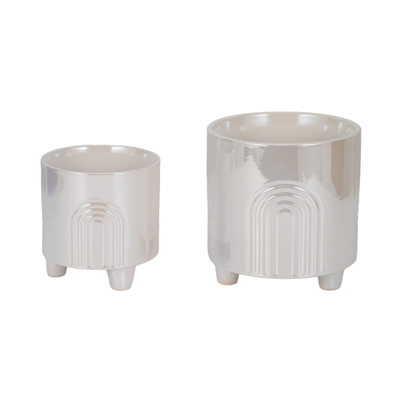 s-2-6-8-iridescent-bravais-footed-planters-ivory-3