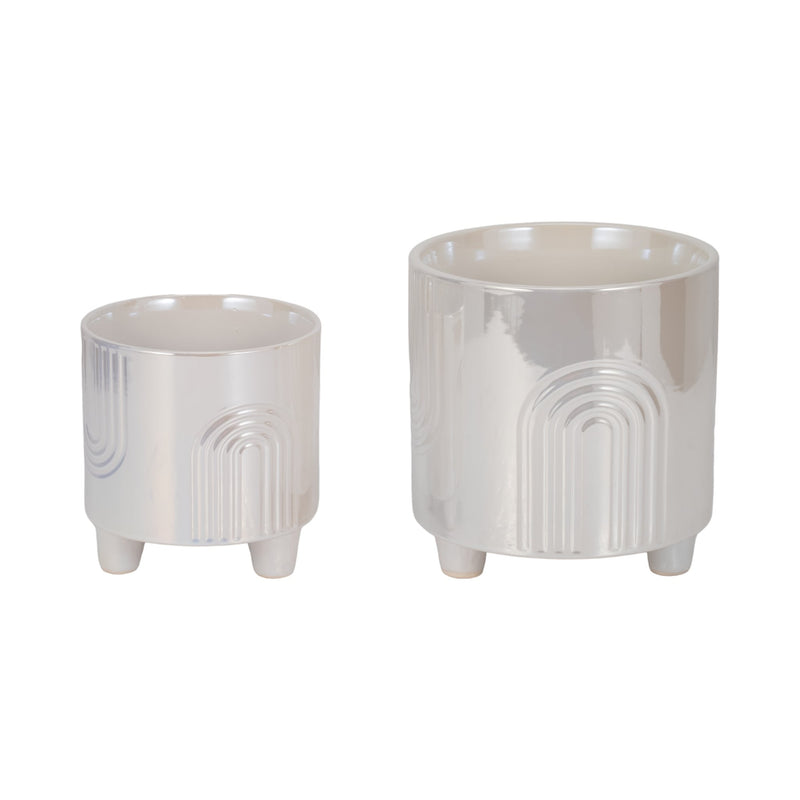 s-2-6-8-iridescent-bravais-footed-planters-ivory-4