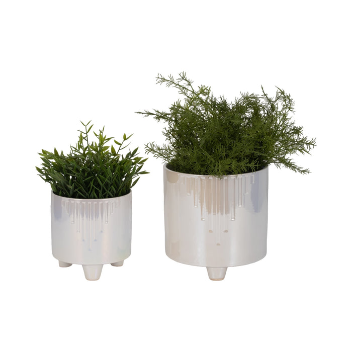 s-2-6-8-iridescent-line-footed-planters-ivory-2
