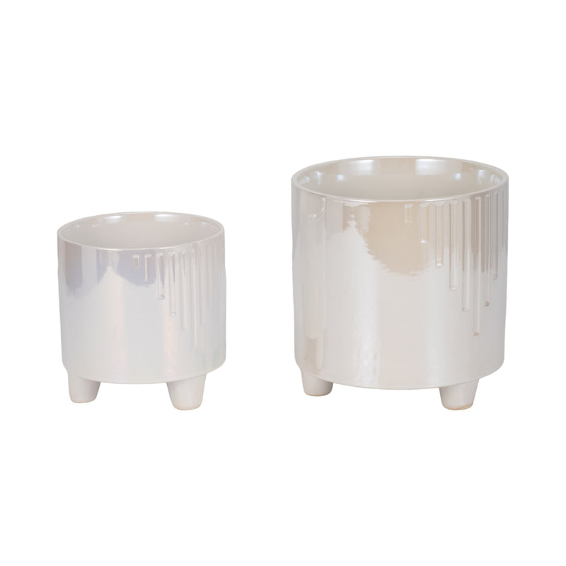 s-2-6-8-iridescent-line-footed-planters-ivory-3