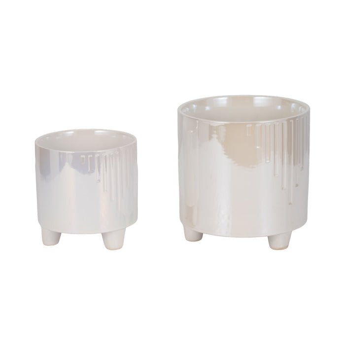 s-2-6-8-iridescent-line-footed-planters-ivory-3