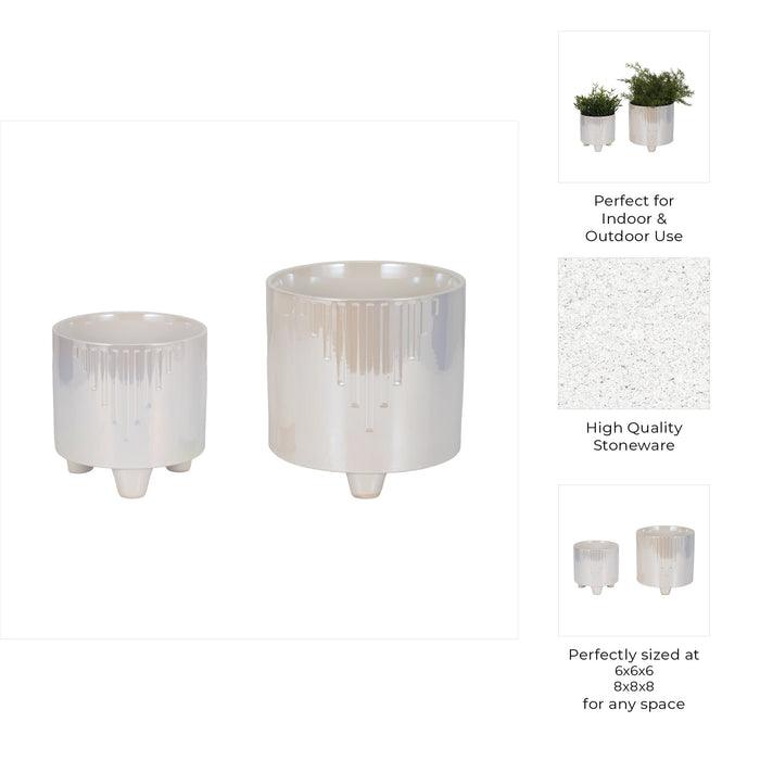 s-2-6-8-iridescent-line-footed-planters-ivory-9