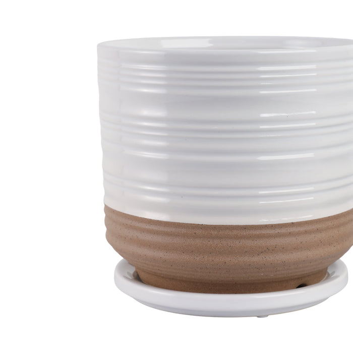 s-2-6-8-ribbed-planter-saucer-white-tan-5