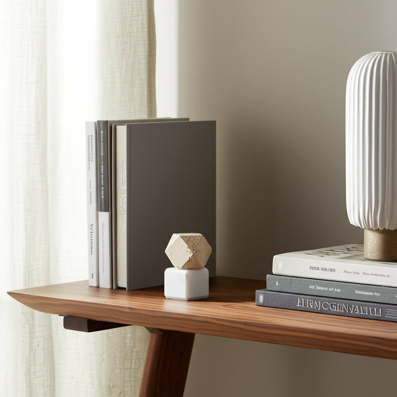 s-2-6-marble-bookends-w-travertine-hex-orb-tan-10