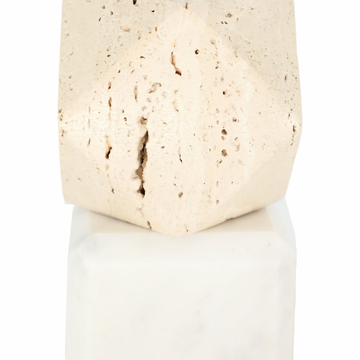s-2-6-marble-bookends-w-travertine-hex-orb-tan-4