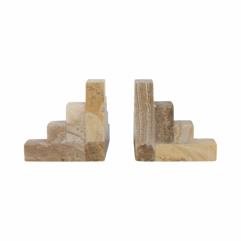 s-2-6-onyx-cube-pyramid-bookends-tan-5
