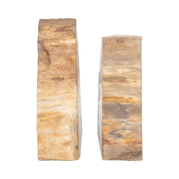 s-2-6-petrified-wood-bookends-natural-4