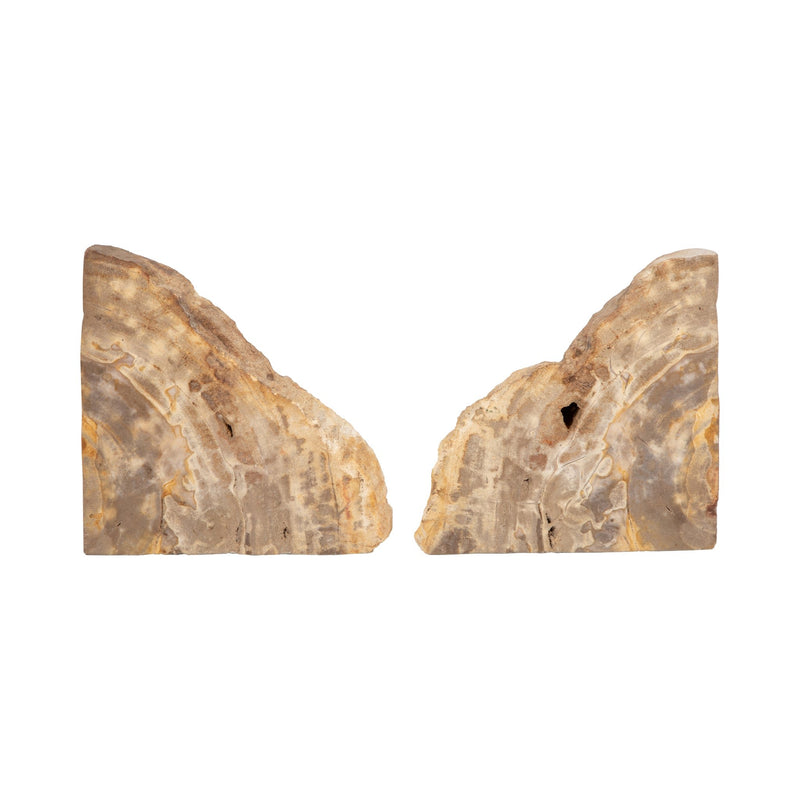 s-2-6-petrified-wood-bookends-natural-5