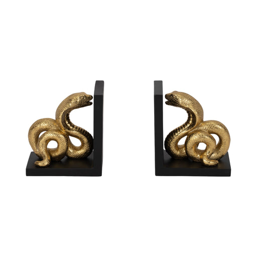 s-2-6-snake-bookends-gold-black-1