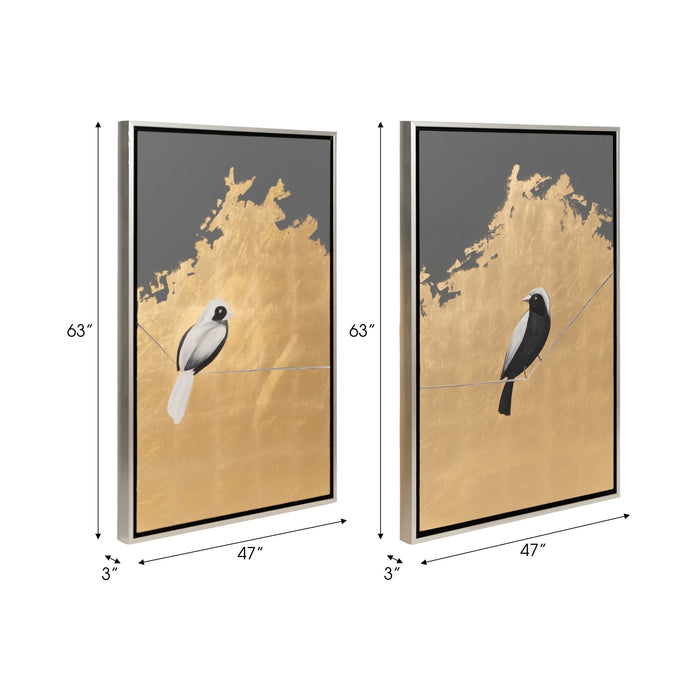 s-2-63x47-hand-painted-birds-on-wire-gold-8