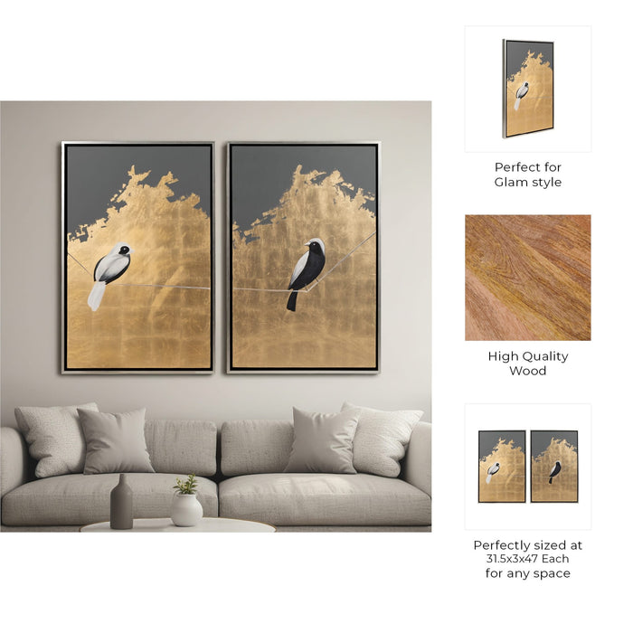 s-2-63x47-hand-painted-birds-on-wire-gold-9