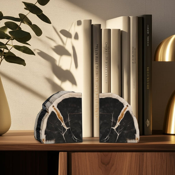 s-2-7-petrified-wood-bookends-black-tan-8