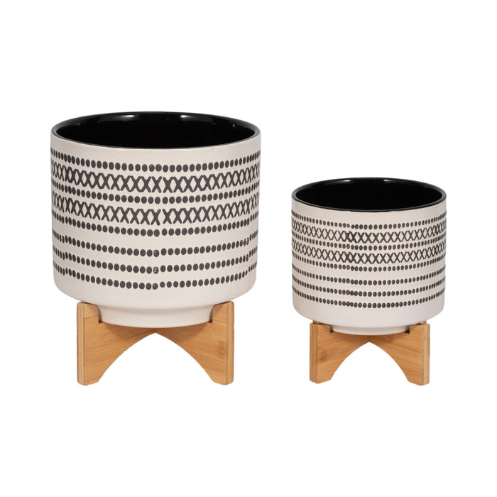 s-2-8-10-aztec-planter-w-wood-stand-gray-4