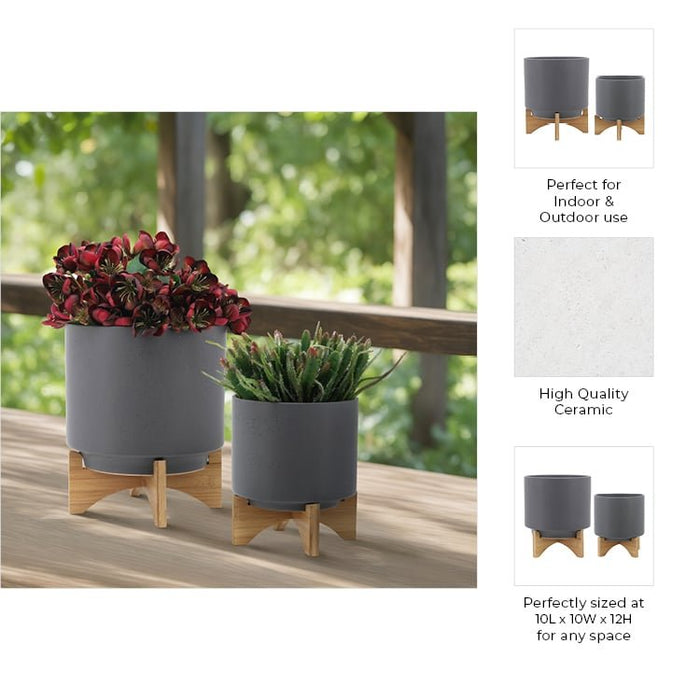 s-2-8-10-planter-w-wood-stand-matte-gray-9