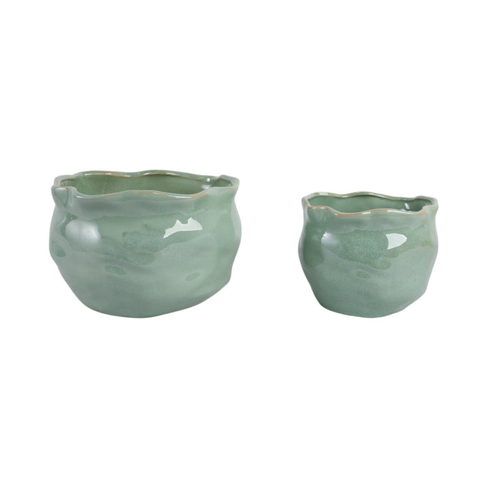 s-2-9-12-round-wavy-edge-planters-sage-green-1